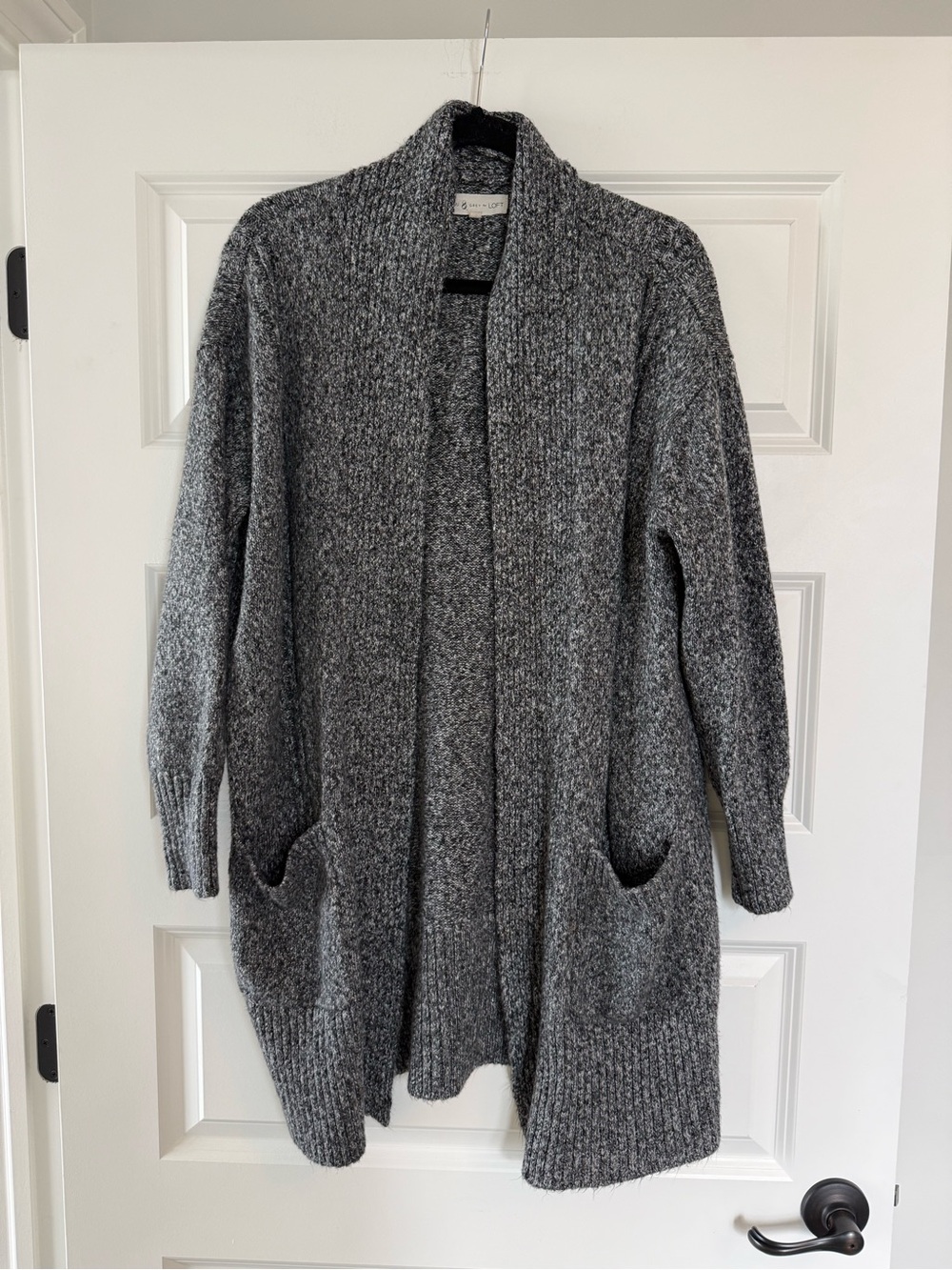 Lou & Grey LOFT Open Front Long Cardigan